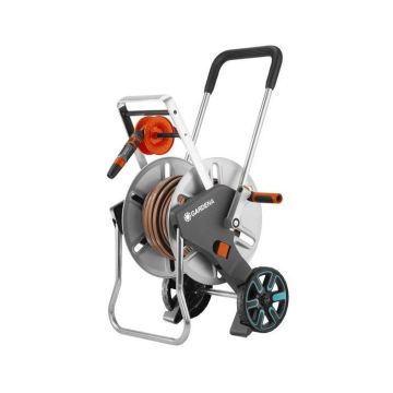 Slangenwagen metaal AquaRoll M set (25m)