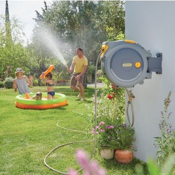 Wandslangenbox Autoreel 20m + Superhoze 7,5m