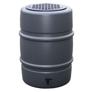 Regenton antraciet 168 L