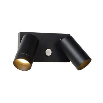 Wandspot Taylor 2 spots GU10 zwart