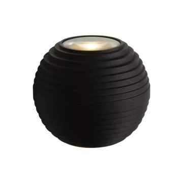 Wandlamp Ayo zwart