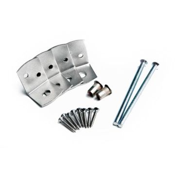 Uni bevestigingsbeslag RVS tbv betonschutting