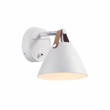 Wandlamp strap wit
