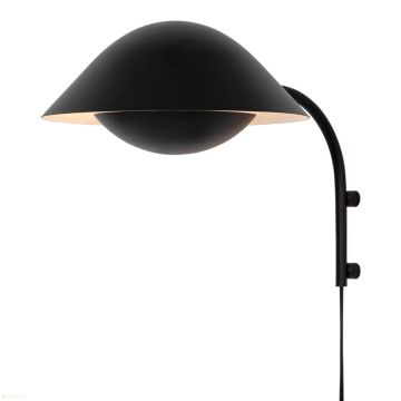 Wandlamp Freya zwart
