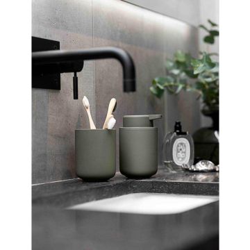 Toothbrush mug ume taupe