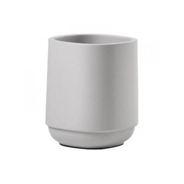 Toothbrush Mug Time Soft Grey