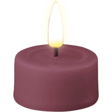 Waxinielicht LED magenta (set van 2)