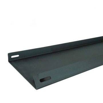 Wandplank staal zwart 70x20