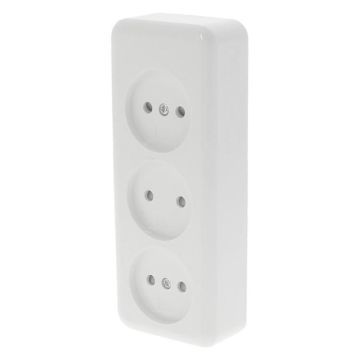 Opbouw Contactdoos 3V 