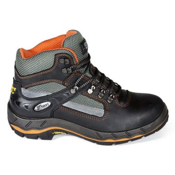 Werkschoen 71607 var 15 zwart/oranje boot maat 46