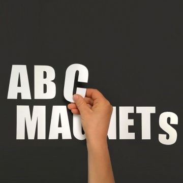 Magneetset ABC wit