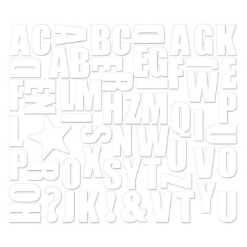 Magneetset ABC wit
