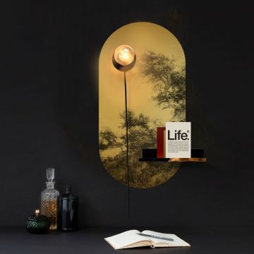 Magneetsticker Forest goud