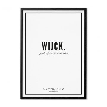 Houten frame zwart 21 x 30 cm