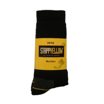 Yellow heren werksokken Worker 47-50 blauw (2 paar)