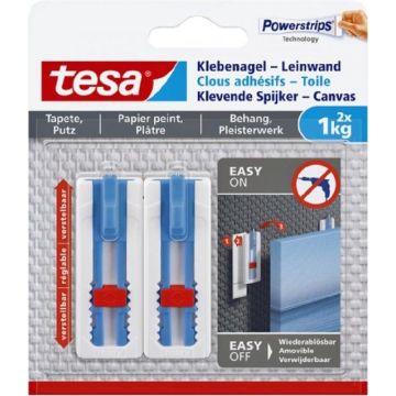 Powerstrips zelfklevende spijker canvas 1 kg (set van 2)