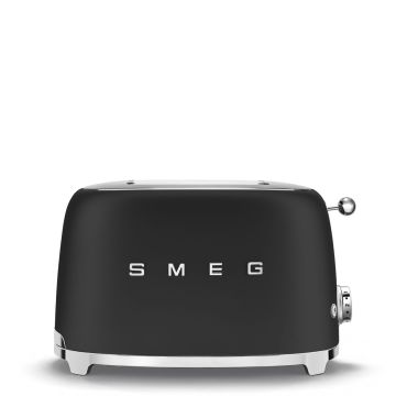 Smeg broodrooster 2 x 2 TSF01BLMEU mat zwart