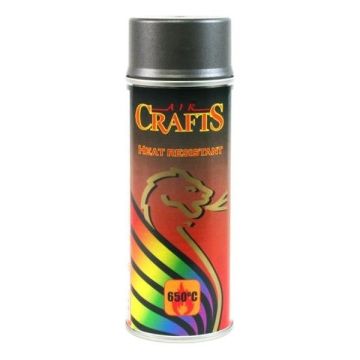Air Crafts hittebestendige lak antraciet 400 ml