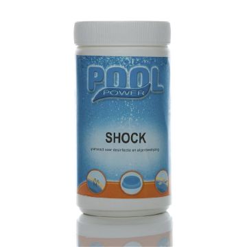 Shock 55/G 1kg chloor granulaat voor desinfectie en algenbestrijding