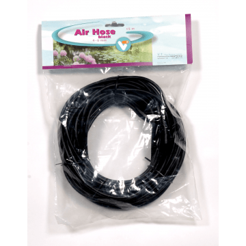 luchtslang voor vijverpompen 15m zwart 4/6 mm
