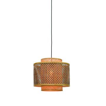 Hanglamp Bhutan 40cm zw./nat., S