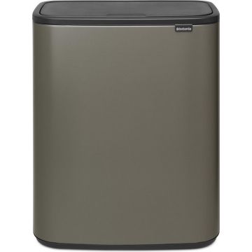 Bo Touch Bin afvalemmer 2 x 30 l donkergrijs