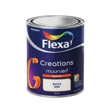 Creations muurverf metallic basis W05 1 l