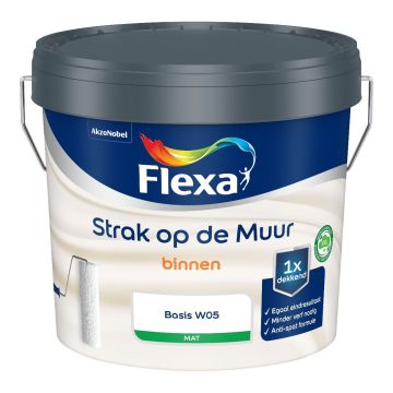Strak op de muur binnen basis W05 mat 5 l