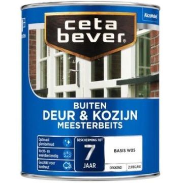 Meesterbeits deur & kozijn dekkend zg basis W05 1 l