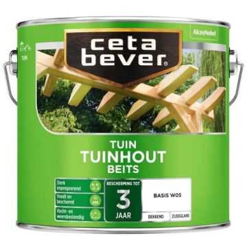 Tuinhoutbeits dekkend zg basis W05 2,5 l