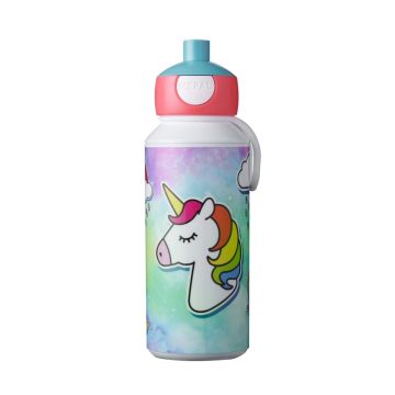Drinkfles pop-up Campus 400 ml unicorn