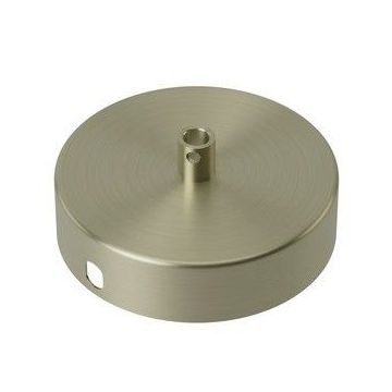 Ronde Plafondplaat 1gat Mat Brons