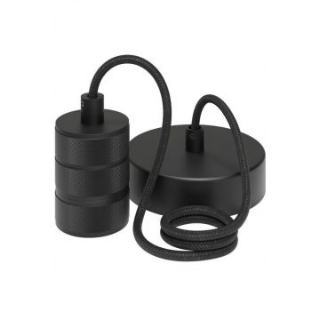 Lampenpendel e27 zwart