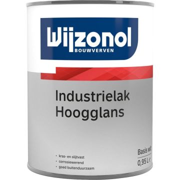 Industrielak hoogglans basis wit 1 l