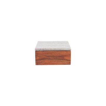Storage?box?Acacia?brown?marble?lid