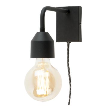 Wandlamp madrid zwart