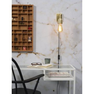 Wandlamp madrid goud