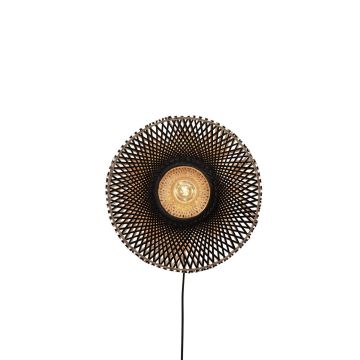 Wandlamp kalimantan zwart s