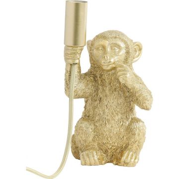Tafellamp monkey goud