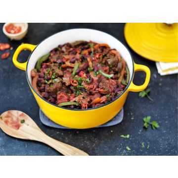 Braadpan Bourgogne 24 cm geel