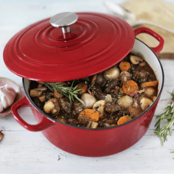 Braadpan Bourgogne 20 cm rood