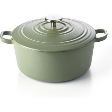 Braadpan Bourgogne 24 cm olijfgroen
