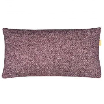 Kussen gerecycled wol rechthoek roze