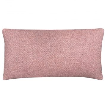 Kussen gerecycled wol rechthoek roze