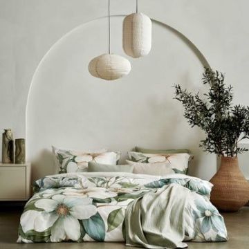 Dekbedovertrekset Greenscape thyme lits-jumeaux