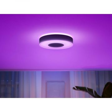 Philips Hue Infuse middelgrote plafondlamp zwart