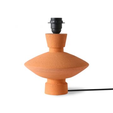 Stoneware lamp base terra