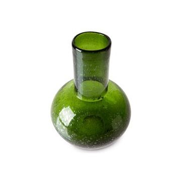 Vaas handgeblazen groen M