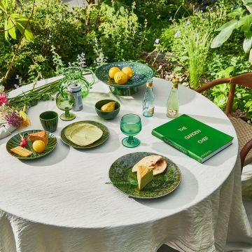 The emeralds: wine glass low, fern green (set of 4)
