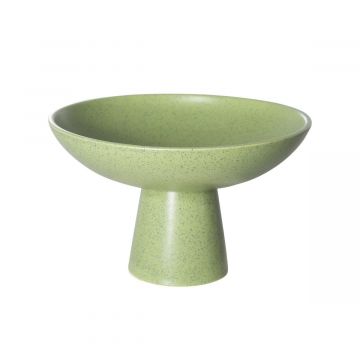 The Emeralds schaal op voet Pistachio M